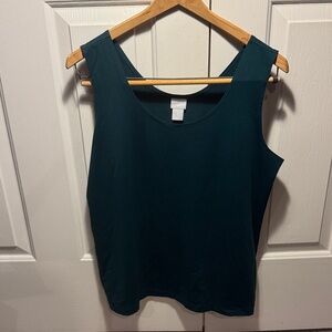 Teal / Deep Green Sleeveless Women's Top Size 3